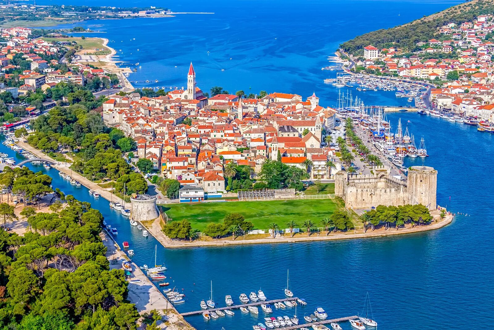 Trogir old town and Klis Fortress
